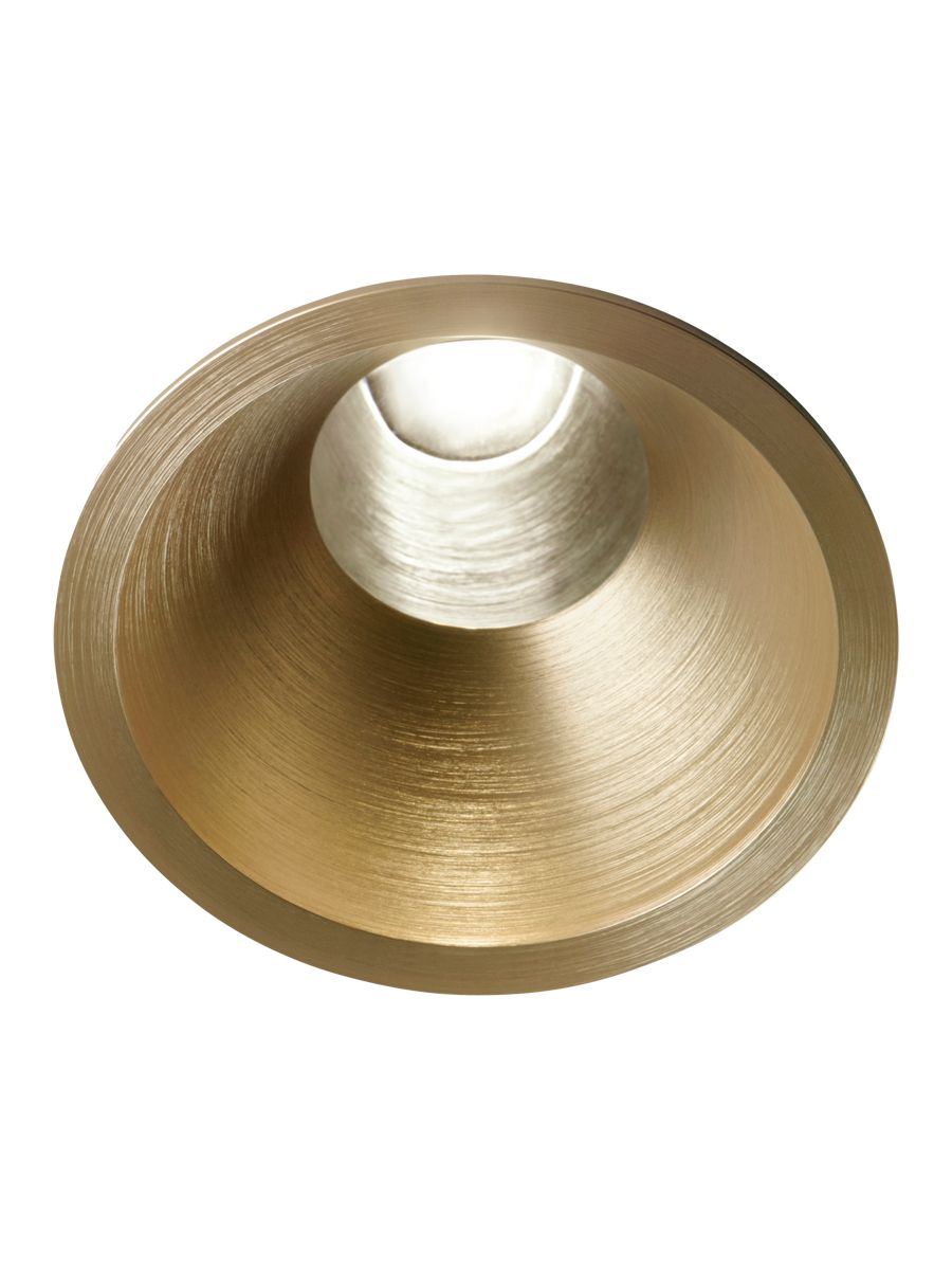 Light-Point LED-Einbaustrahler CURVE II 9cm Messing 270944 5711389709440