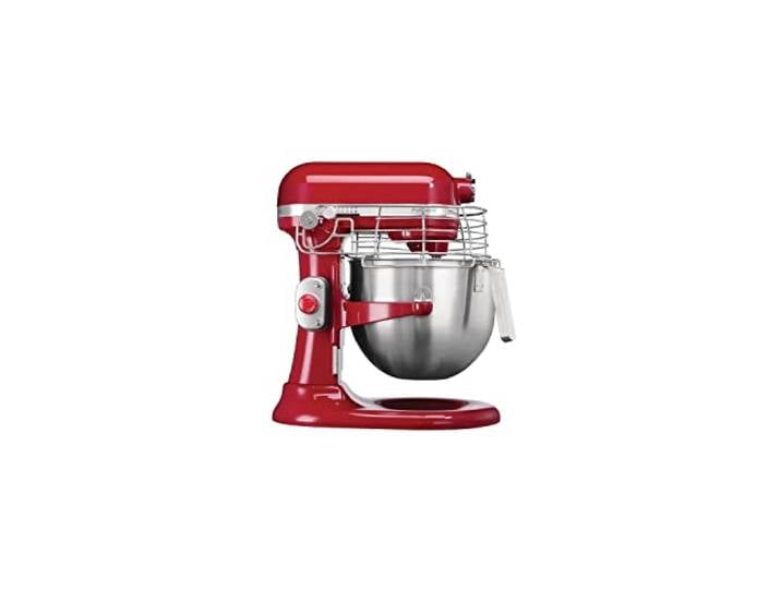 KitchenAid Professional - 325 W batteur sur socle 6.9 L\, rouge\, dix vitesses 40-200 tr/min\, batteur pour gâteaux avec bol - comprend fouet\, batteur plat et crochet pétrisseur - 5KSM7990XBER\, CB576