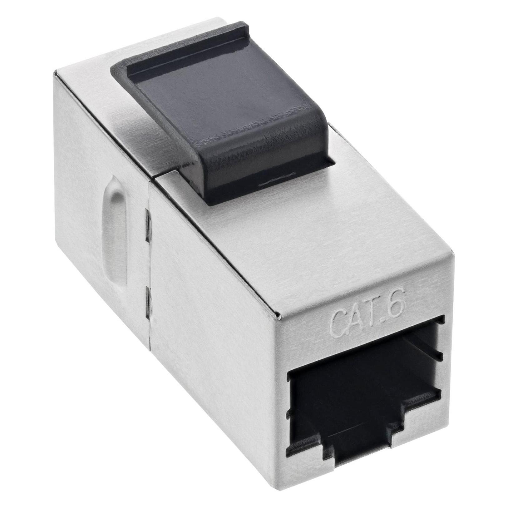InLine Keystone RJ45 Buchse / Buchse Einsatz (Keystone Modul) (74206B)