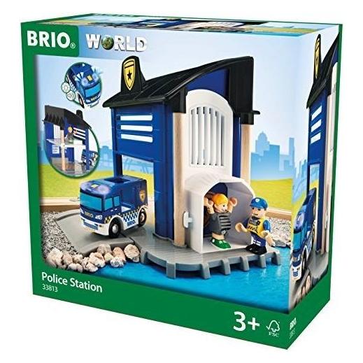 Brio Polizeistation mit Einsatzfahrzeug (53.033.813)