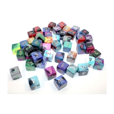 Chessex Würfelset - Gemini Würfel D6 (50 x W6) im Beutel - farblich gemischt 293359