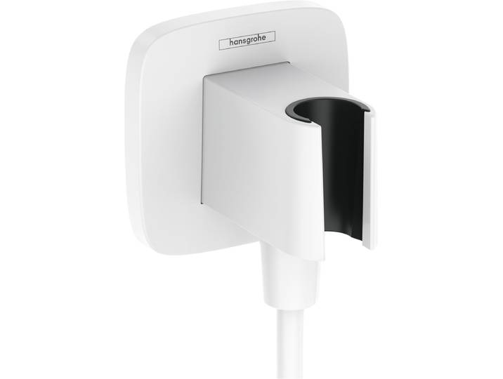 Hansgrohe FixFit Q handdouchehouder - mat wit