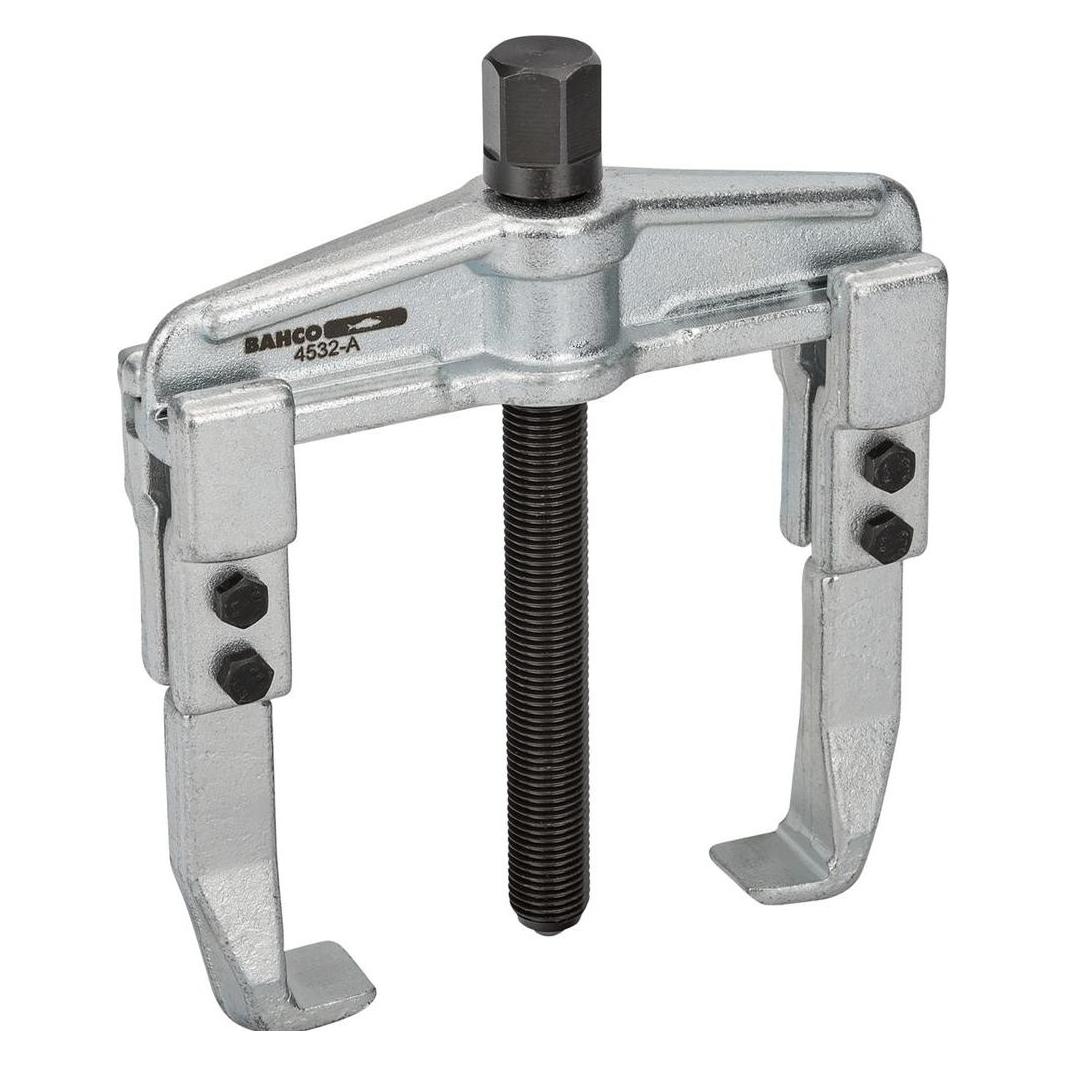 Bahco Zweiarmiger Universal-Abzieher mit induktionsgehärteter Spindel, galvanisiert, 25-80 mm, 100 mm (4532-A)