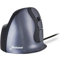 VerticalMouse D, Maus schwarz/silber, Medium, RH