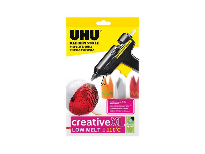 Heissklebepistole UHU Creative XL L , schwarz (grau), Heissklebepistolen, Heissklebepistole