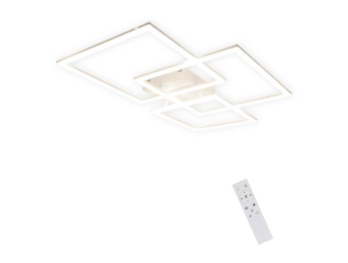 Plafonnier fer blanc 75x60x8cm led 80w