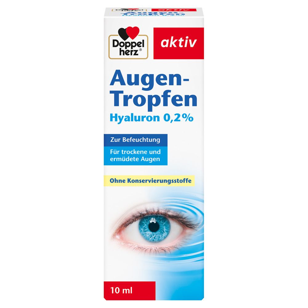 Doppelherz Augen-Tropfen Hyaluron 0,2% 10 ml Tropfen