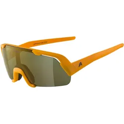 Alpina, Unisex, Sportbrille, Rocket Youth Q-Lite (burned-yellow matt, Gold), Gelb