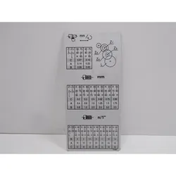 Optimum Gewindetabelle D280/TU2807/VB