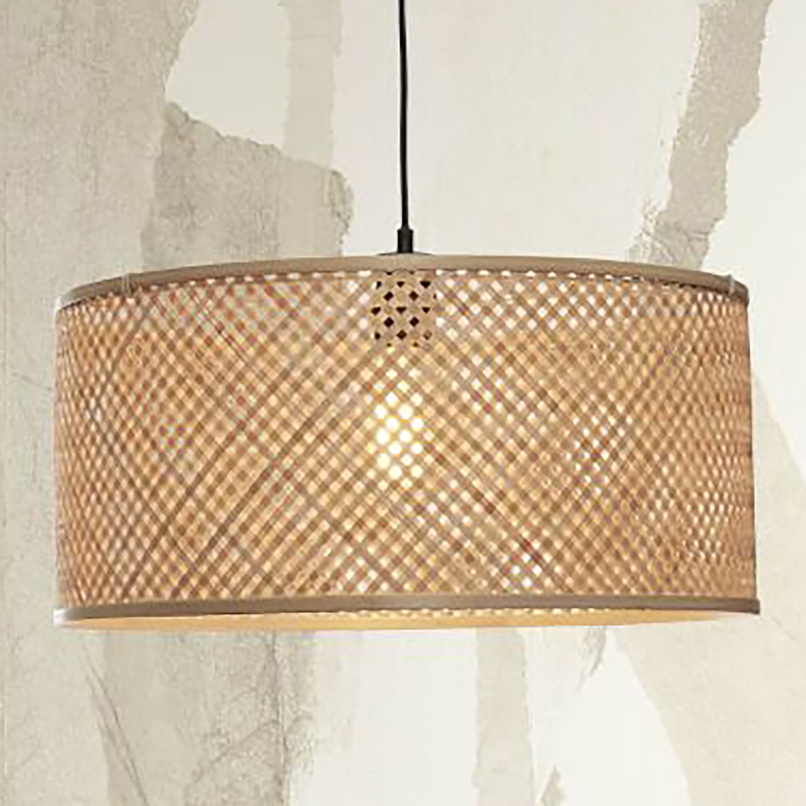 home24 Hanglamp Java beige bamboe Ø 50cm E27