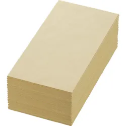 Bio Dunisoft® Servietten cream 40x40 cm, 1/8 Falz, Airlaid-Qualität (360 Stück)