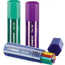 Stabilo Pen 68 Big Pen Box 6820-1 Pa=20 Farben sortiert