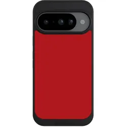 Nivocase Handyhülle für Google Pixel 10 Hülle NIVOpure Case Schwarz Farbe Rot einfarbig (Google Pixel 10), Smartphone Hülle, Rot, Schwarz