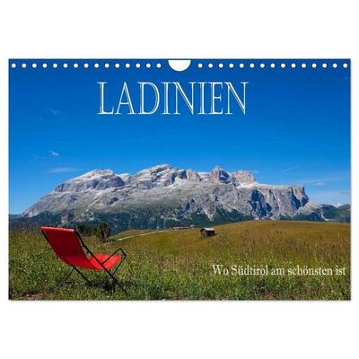 Ladinien - Wo Südtirol am schönsten ist (Wandkalender 2027 DIN A4 quer), CALVENDO Monatskalender