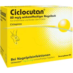 Ciclocutan 80mg/g 6 g Wirkstoffhaltiger Nagellack
