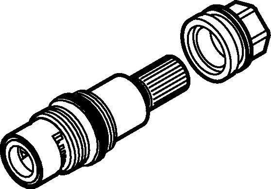 Hansa Keramikoberteil G 1/2 180 Grad SW 17 59913470