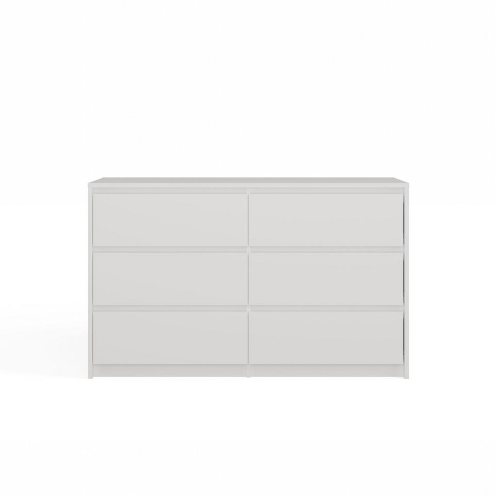 CDF Kommode, Weiß, Holzwerkstoff, 120x73.5x40 cm, Wohnzimmer, Kommoden & Sideboards, Kommoden