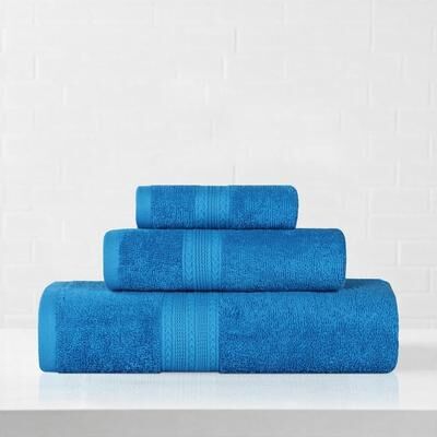 Superior Eco-Friendly Cotton 3-Piece Towel Set