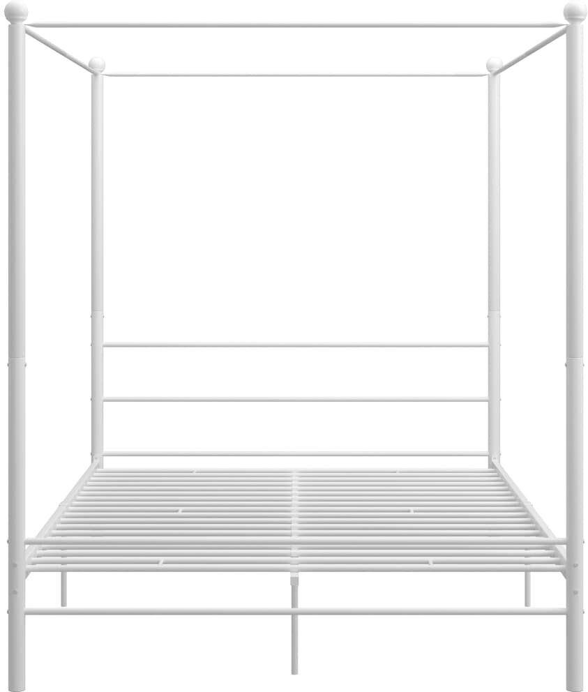 Ebern Designs Azeezah Bed White 160 x 200 cm