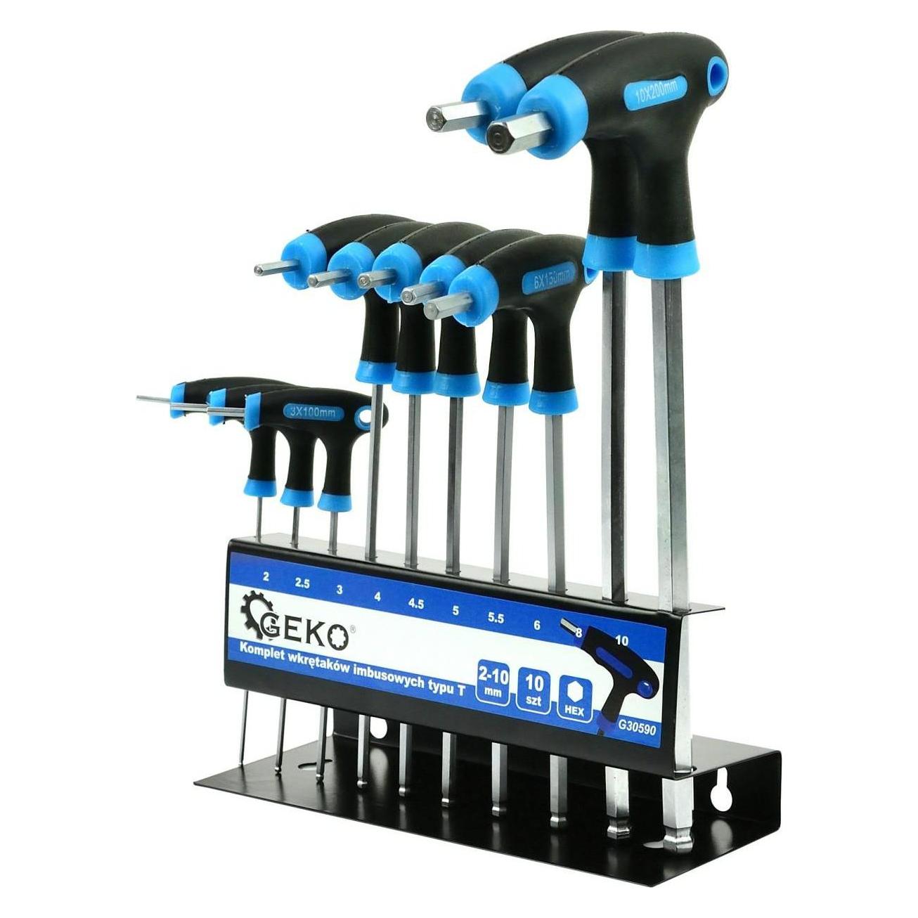 GCS GEKO Innensechskant Typ T | 2-10mm | 10 Stück GEKO (G30590)