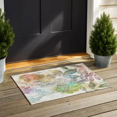 Addison Rugs Machine Washable Indoor/ Outdoor Floral Isle Chantille Rug