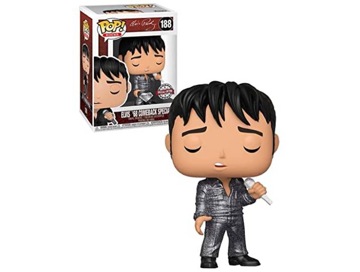 Elvis Presley - Elvis Presley '68 Comeback Special Diamond Glitter Vinyl Figuur