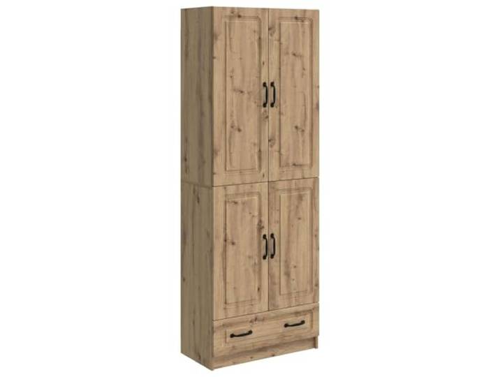 PUGYNBK Schrank-Set, 2 Stück, Eiche, Artisan, technisches Holz Vielseitiges Design, robuste Verarbeitung, einfache Reinigung, ideal für Wohnzimmer und Zuhause
