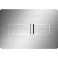 TECE TECEsolid WC-Betätigungsplatte 9240430 Edelstahl gebürstet, 220x150x6mm, für Zweimengentechnik
