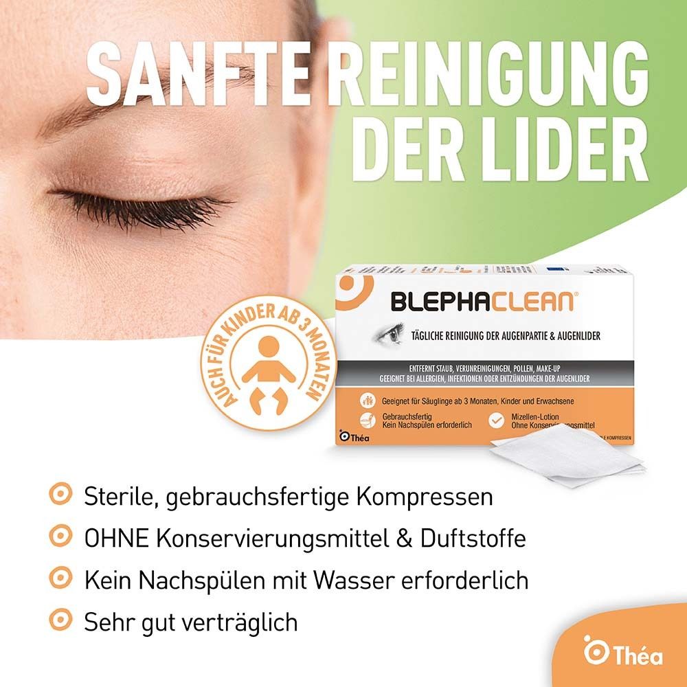 Blephaclean Kompressen sterile 50 St
