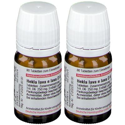 Hekla lava e D 6 Tabletten Doppelpack 2x80 St