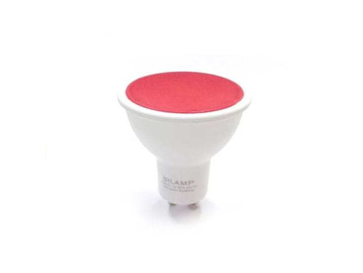 Silumen LED-lamp, GU10, 7 W, 220 V, rood