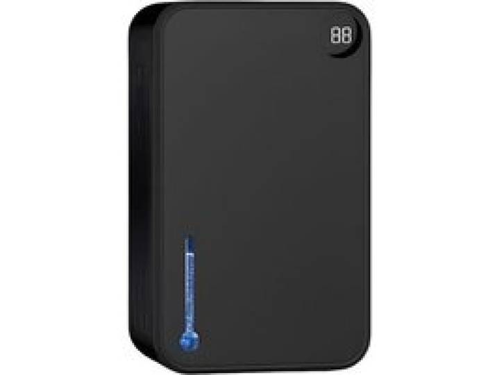 Déshumidificateur réservoir de 2 4 L écran LED économe en énergie minuterie éclairage dambiance portable noir