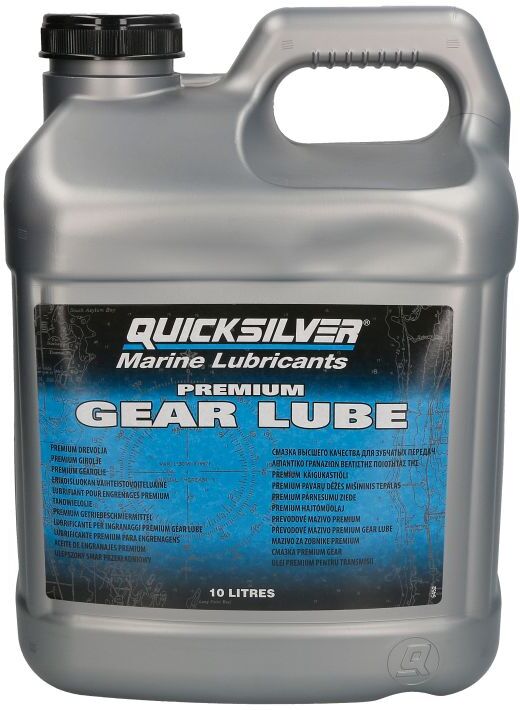 Quicksilver Olio per cambio 858059QB1 Premium Gear Lube SAE 80W90 10L