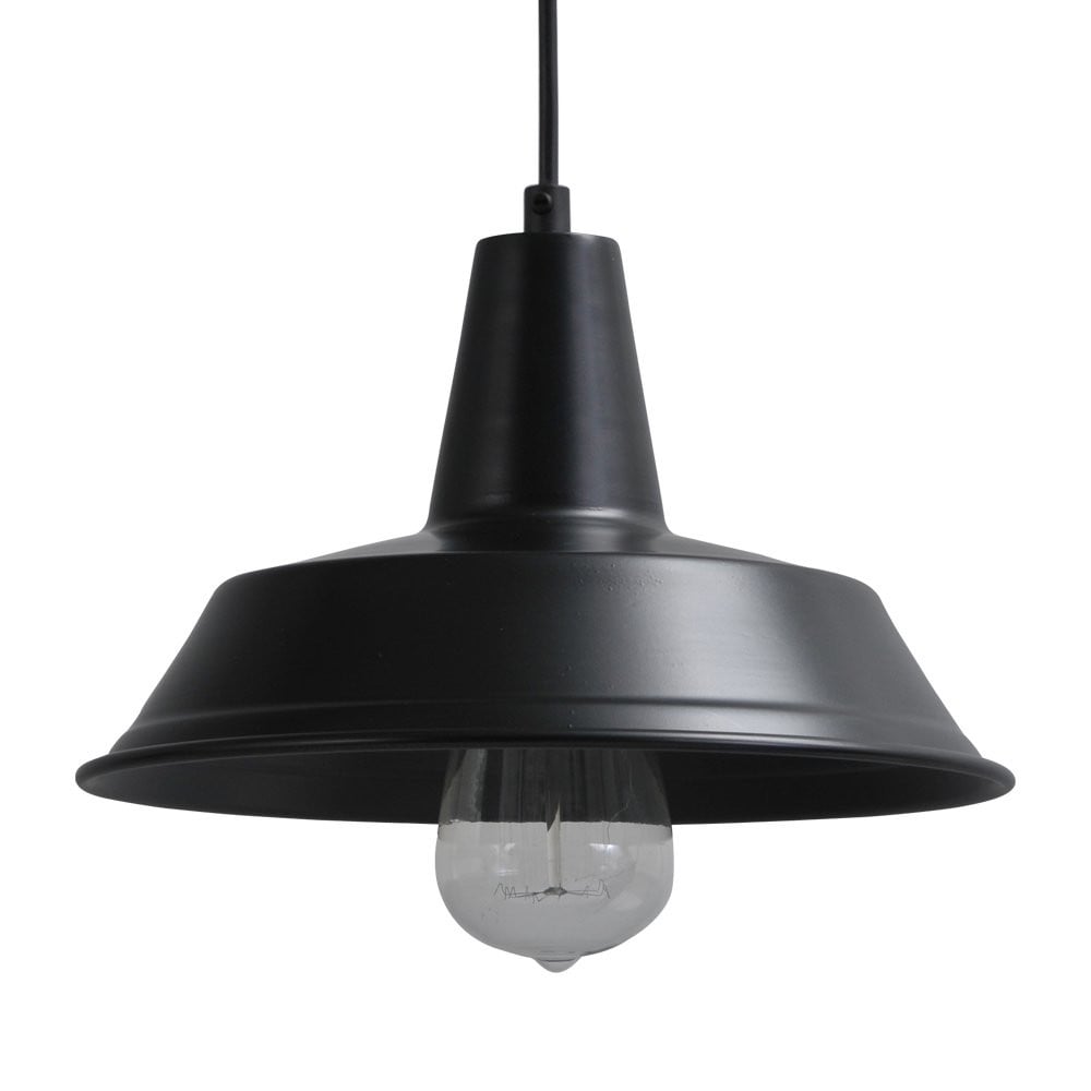 Masterlight Industria 25 Vintage hanglamp - Zwart