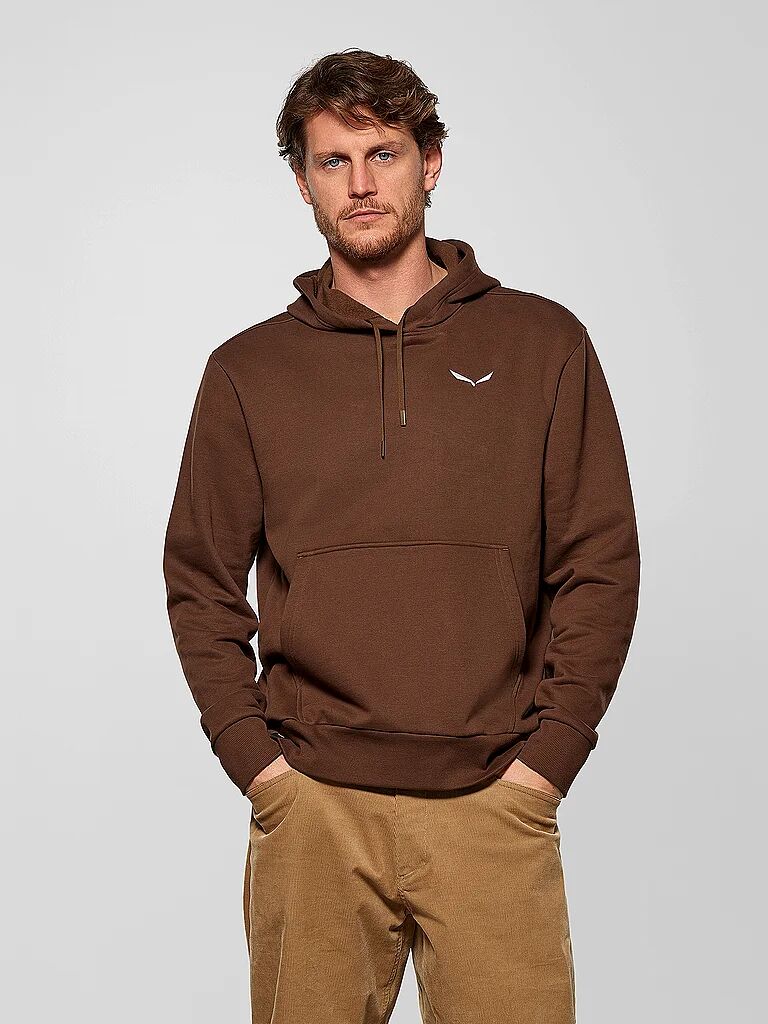 SALEWA Unisex Hoodie Eagle braun   XS M