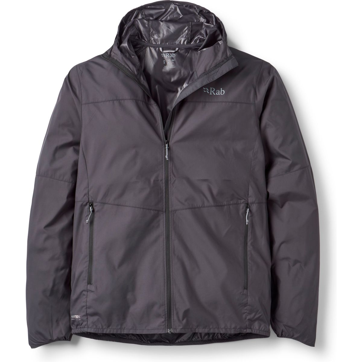 Rab Windgather Hoody black (BLK) XXL QWS-84-BLK-XXL