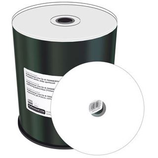 MediaRange CDR80 700MB 52x IW (100) CB MRPL501C Blu-ray Cake Box inkjet printab