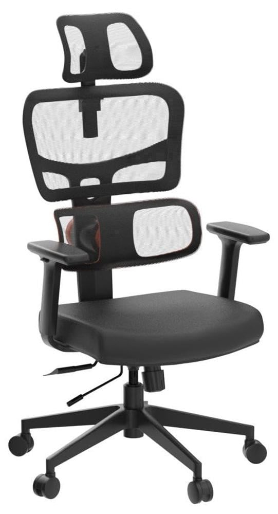 Selius Ergonomische Bureaustoel met Armleuningen voor Kantoor en Home Office