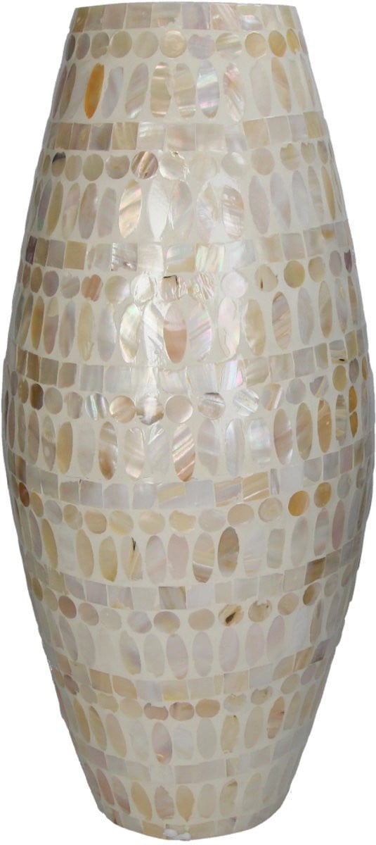 HD Collection Vaas Capiz Ivoor H 50 x B 22 x D 22 cm