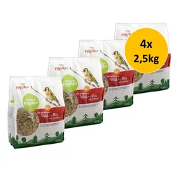 Natürlich Pfiffikus Vital-Mix mit Insekten | 4x 2,5kg Vogelfutter