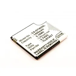 Akku für Alcatel One Touch Pixi First, One Touch 4024, wie TLi014C7, 3.7V, 1.4Ah