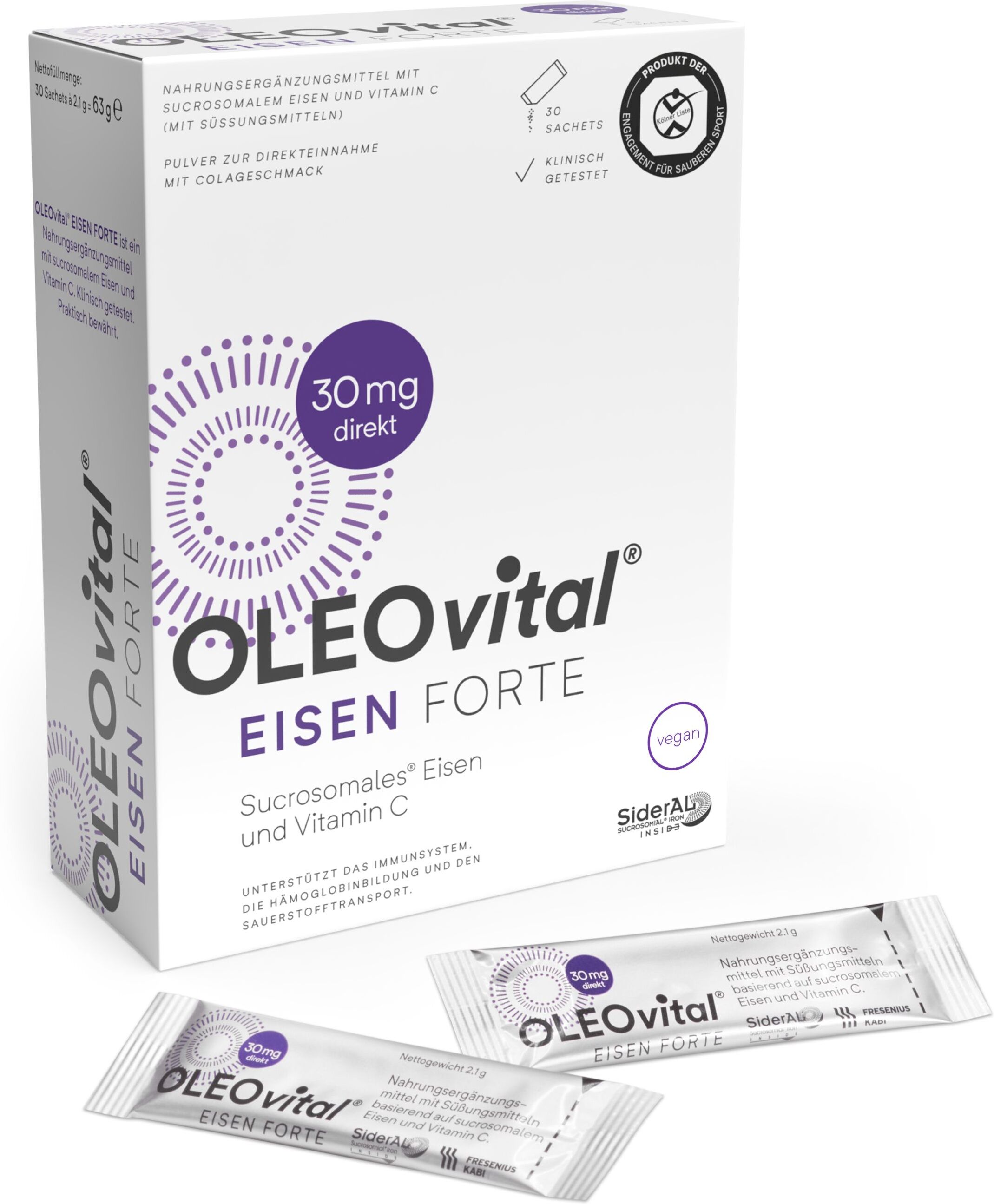 OLEOvital® Eisen Forte Sachets Beutel 30x2,1 g 30x2,1 g Beutel