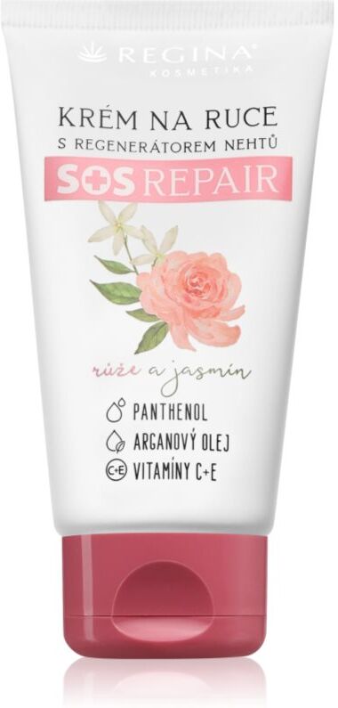 Regina SOS Repair crème régénérante mains et ongles parfums Rose & Jasmine 50 ml