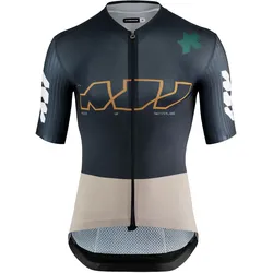Assos EQUIPE RS Jersey Something To Say Kurzarm Fahrradtrikot Herren - excellence blue - M