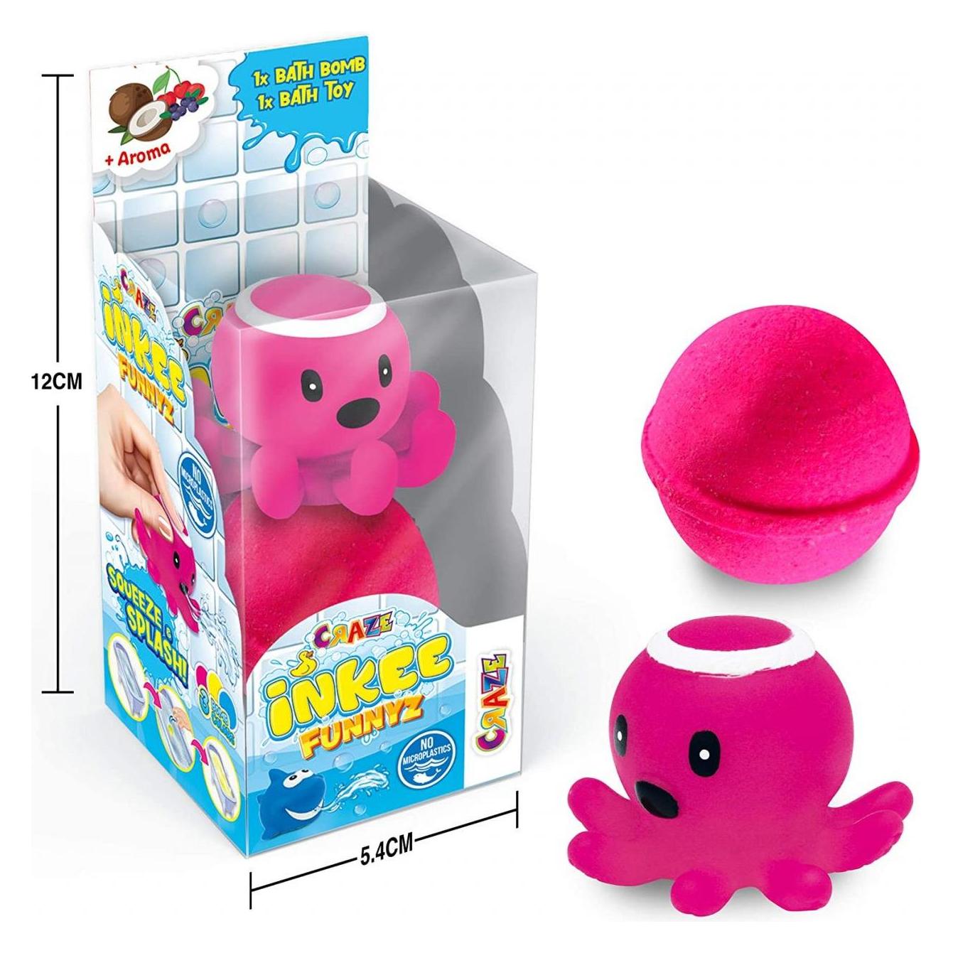 Craze Inkee Badebombe Funnyz mit Badespielzeug (28568)