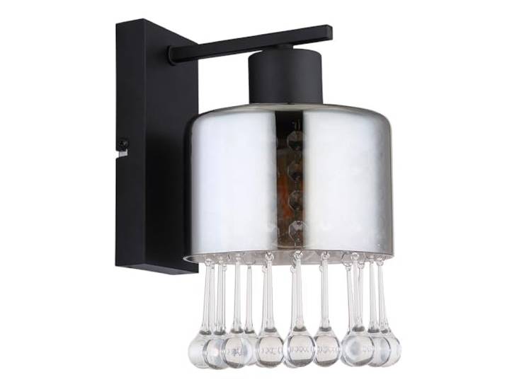Wandleuchte Flurleuchte Schlafzimmerlampe Wandlampe Glaskristalle H 26 cm