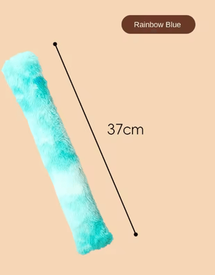 Inspire Picks Catnip Kick Stick Plush Toy Interactive Chew & Teeth Cleaning Toy For Indoor Cats blue 37cmx6cm
