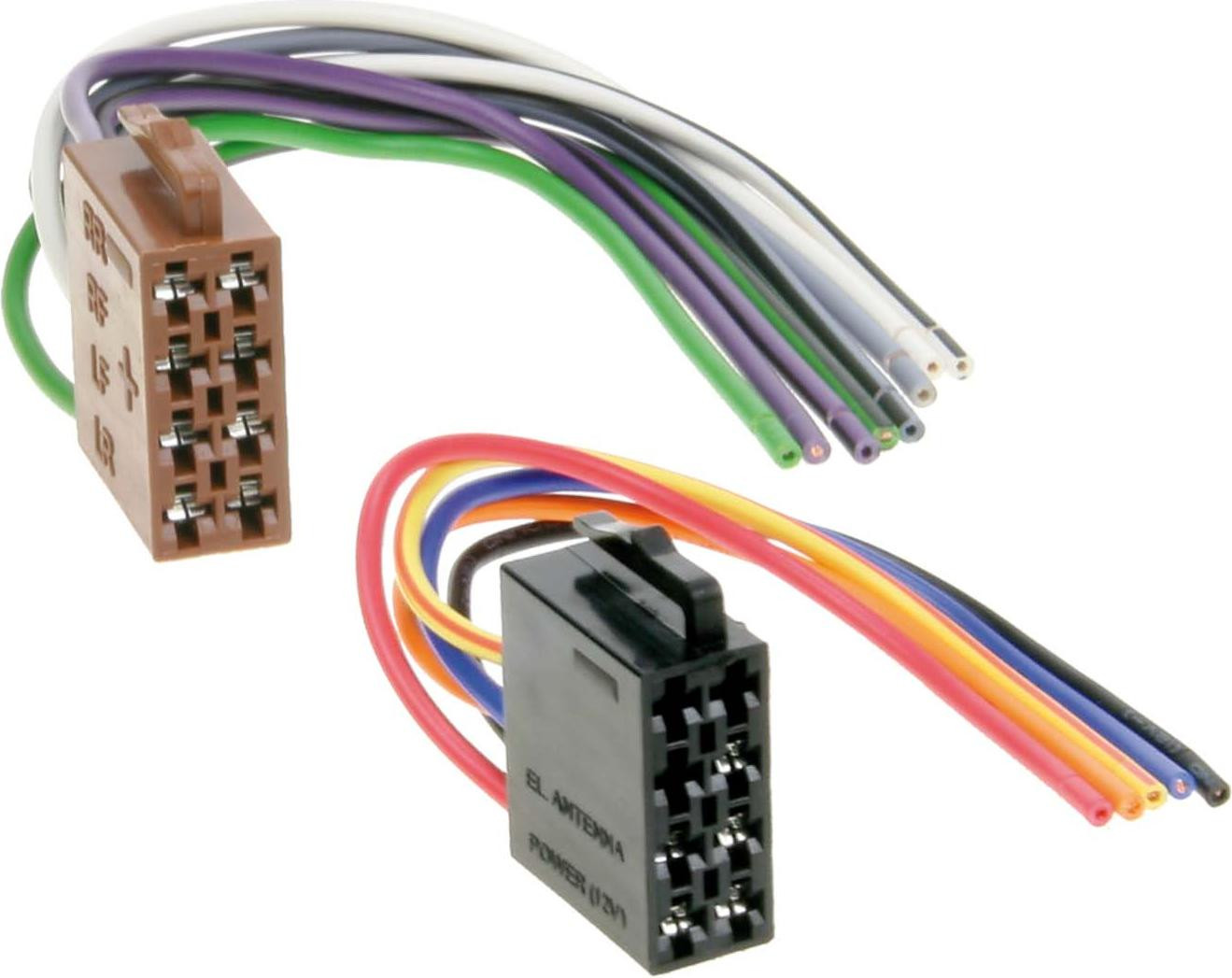 ACV Radio-adapter met ISO-aansluiting naar losse draden, 15 cm, 100 stuks