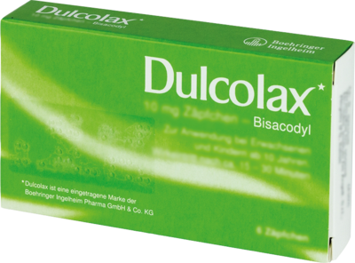 kohlpharma GmbH DULCOLAX 10 mg Zäpfchen 6 St 04955859