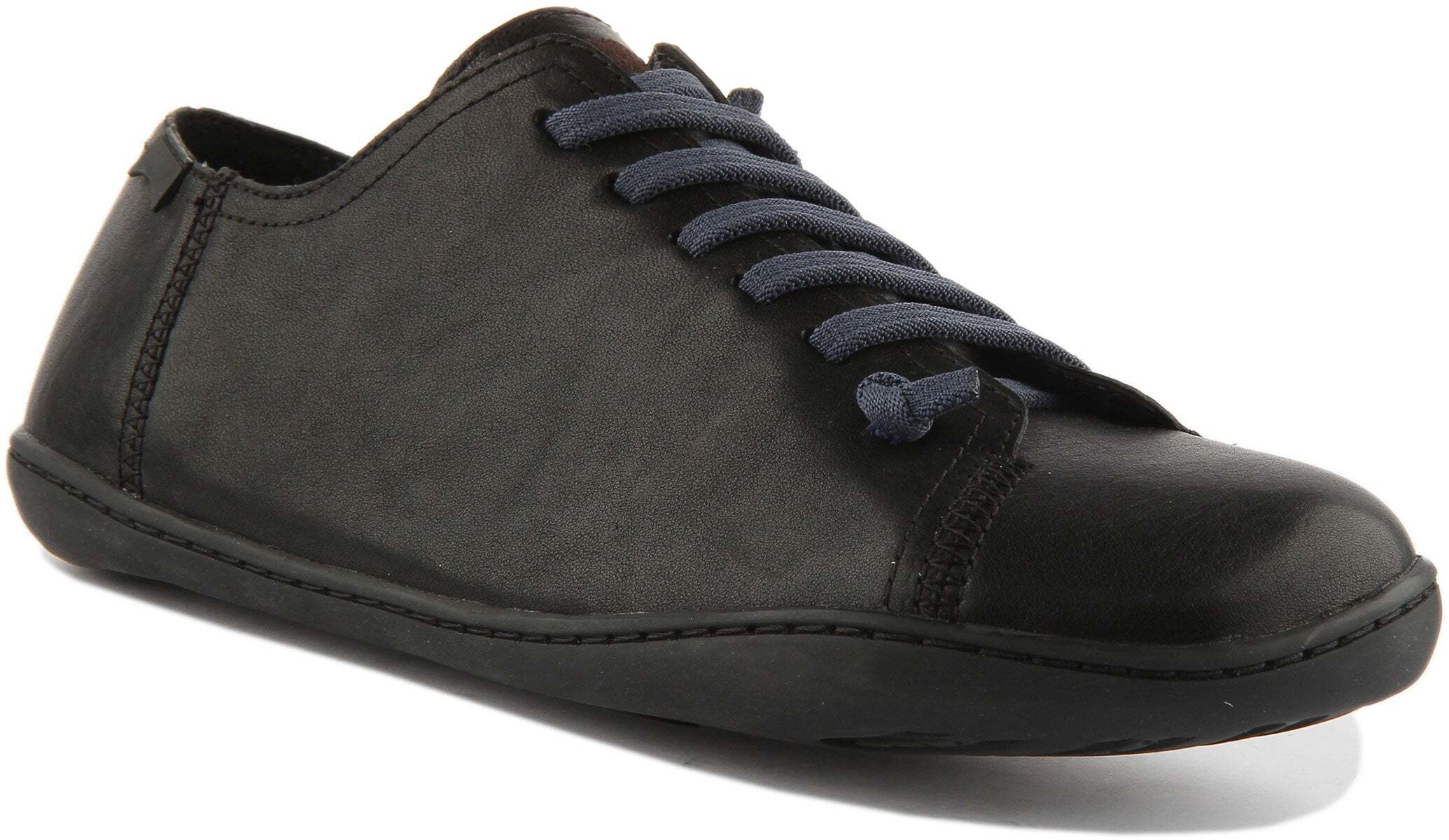 Camper Peu Cami Herren Leder Lässige Schuhe Schwarz - 6 Großbritannien - 40 EU - 7 USA / Schwarz